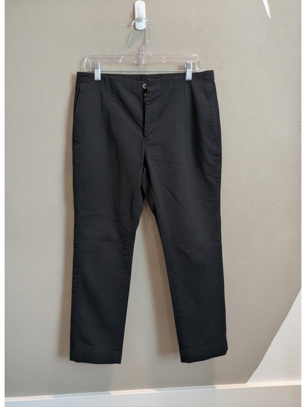 Black Classic Fit Dress Pants